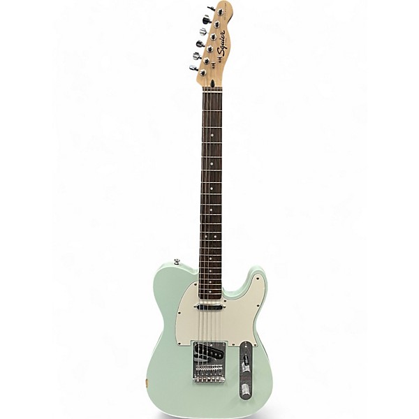 Used Squier AFFINITY TELECASTER SEA GREEN Solid Body Electric Guitar