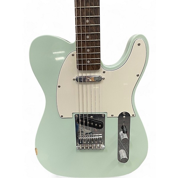 Used Squier AFFINITY TELECASTER SEA GREEN Solid Body Electric Guitar