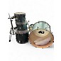 Used DW 5 Piece Design Series Satin sage metallic Drum Kit