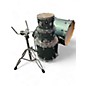 Used DW 5 Piece Design Series Satin sage metallic Drum Kit