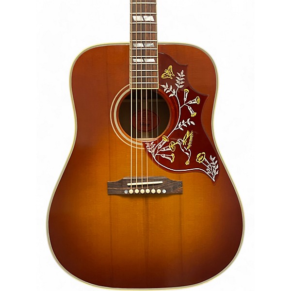Used Gibson Hummingbird fixed bridge  Heritage Cherry Sunburst Acoustic Guitar