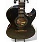 Used Samick designed by Greg Bennett TMJ-17CE Black Acoustic Electric Guitar