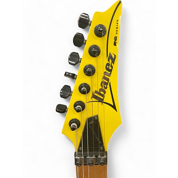 Used Ibanez RG350M Yellow Solid Body Electric Guitar