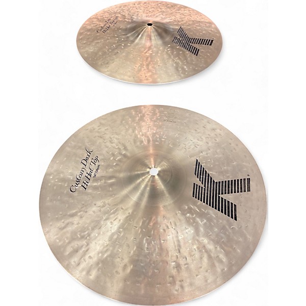 Used Zildjian 14in K Custom Dark Hi Hat Pair Cymbal