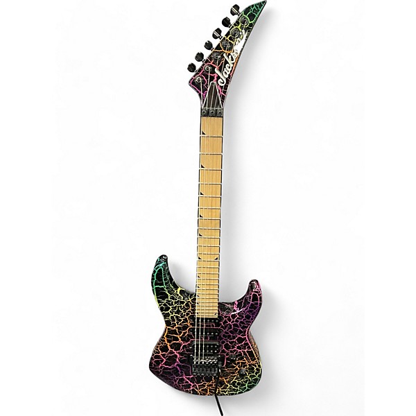 Used Jackson Pro Series Soloist SL3M Rainbow Crackle Solid Body Electric Guitar