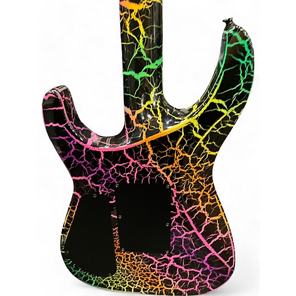 Used Jackson Pro Series Soloist SL3M Rainbow Crackle Solid Body Electric Guitar