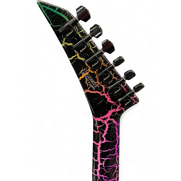 Used Jackson Pro Series Soloist SL3M Rainbow Crackle Solid Body Electric Guitar