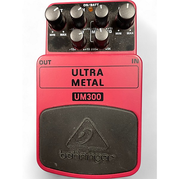 Used Behringer UM300 Ultra Metal Distortion Effect Pedal