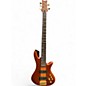 Used Schecter Guitar Research Stiletto Studio 5 String Satin Red Electric Bass Guitar thumbnail