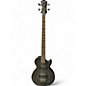 Used Epiphone Les Paul Special 4-String Trans Black Flame Electric Bass Guitar thumbnail