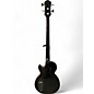 Used Epiphone Les Paul Special 4-String Trans Black Flame Electric Bass Guitar