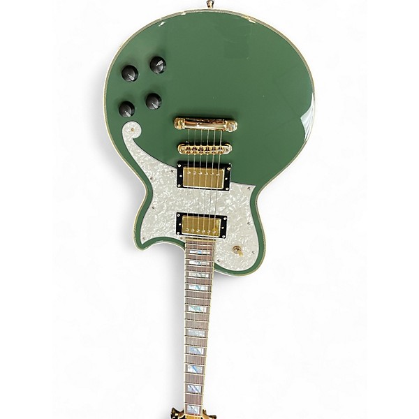 Used D'Angelico DELUXE ATLANTIC HUNTER GREEN Solid Body Electric Guitar