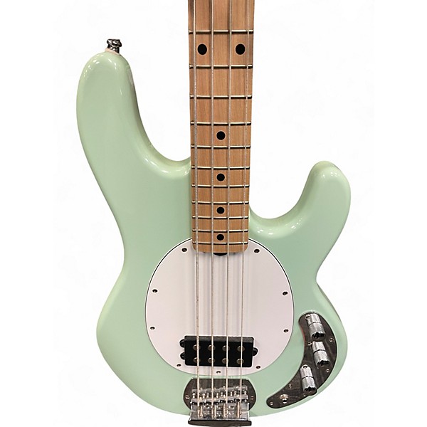 Used Sterling by Music Man Sub 4 SEAFOAM GREEN Electric Bass Guitar