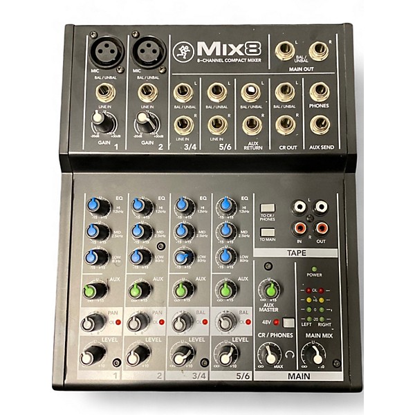 Used Mackie Mix 8 Digital Mixer
