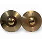 Used Zildjian 13in K Custom Hybrid Hi Hat Pair Cymbal thumbnail