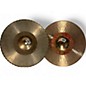 Used Zildjian 13in K Custom Hybrid Hi Hat Pair Cymbal