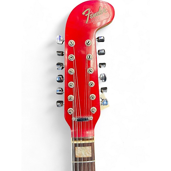 Vintage 1966 Fender ELECTRIC XII Candy Apple Red Solid Body Electric Guitar