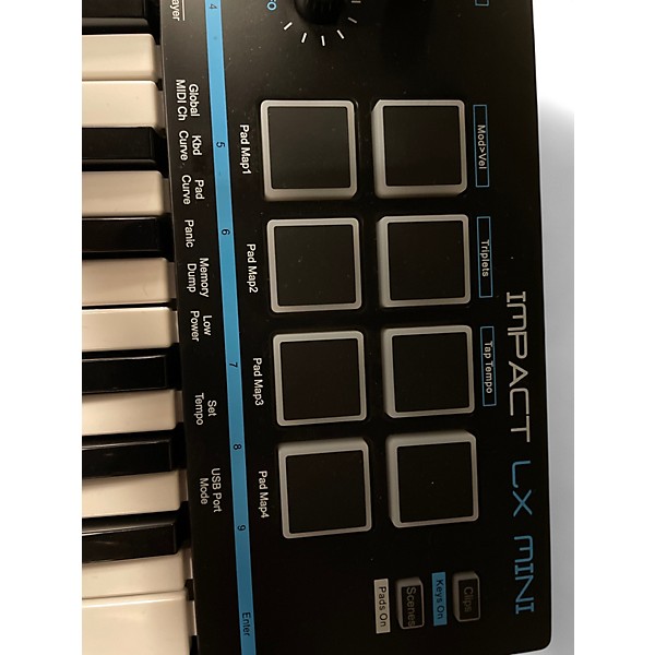 Used Nektar IMPACT LX MINI 25 KEY MIDI Controller