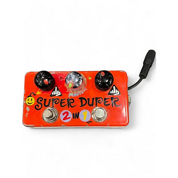 Used ZVEX Vexter Super Duper 2 In 1 Overdrive Effect Pedal