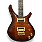 Used Victor Baker DDC AMBER FLAME Solid Body Electric Guitar