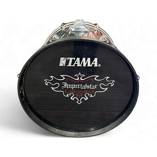 Used TAMA 4 Piece Imperialstar Kit Black Drum Kit