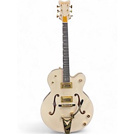 Used 2024 Gretsch Guitars G6136-1958 Stephen Stills White Falcon Aged White Hollow Body Electric Guitar