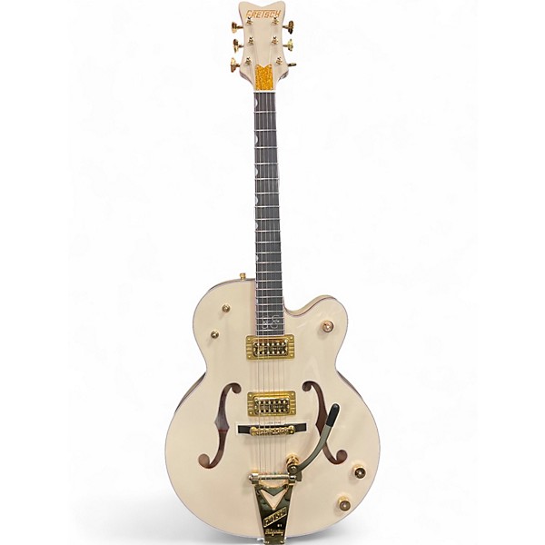 Used 2024 Gretsch Guitars G6136-1958 Stephen Stills White Falcon Aged White Hollow Body Electric Guitar