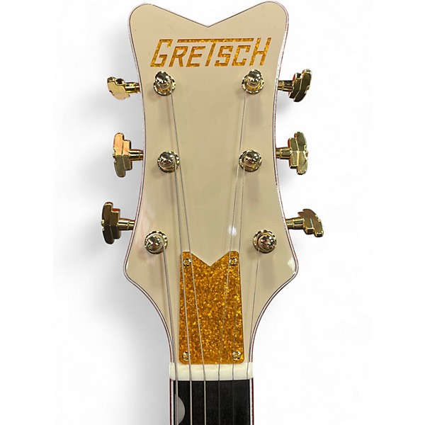 Used 2024 Gretsch Guitars G6136-1958 Stephen Stills White Falcon Aged White Hollow Body Electric Guitar