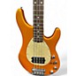 Used Ernie Ball Music Man Sterling 4 String Metallic Orange Electric Bass Guitar thumbnail