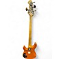 Used Ernie Ball Music Man Sterling 4 String Metallic Orange Electric Bass Guitar