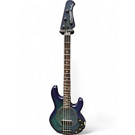 Used Sterling by Music Man Ray34 Blue Electric Bass Guitar