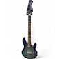 Used Sterling by Music Man Ray34 Blue Electric Bass Guitar thumbnail