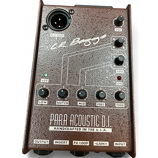 Used LR Baggs Para Acoustic DI Direct Box Pre With EQ Direct Box