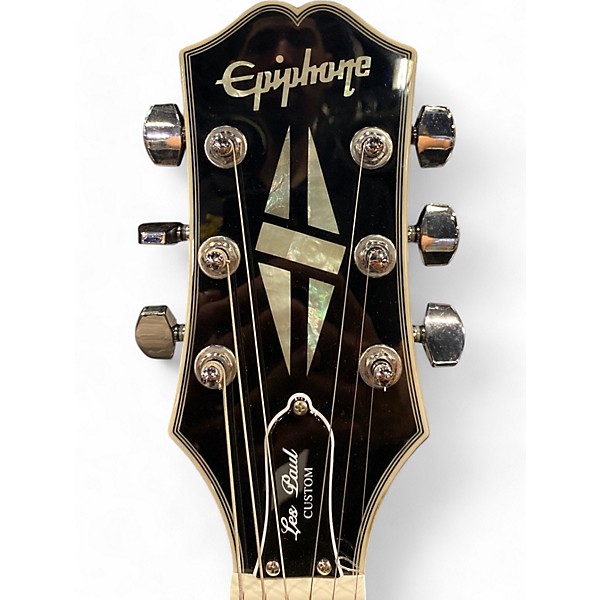 Used Epiphone Adam Jones Les Paul Custom "The Berserker" Silverburst Solid Body Electric Guitar