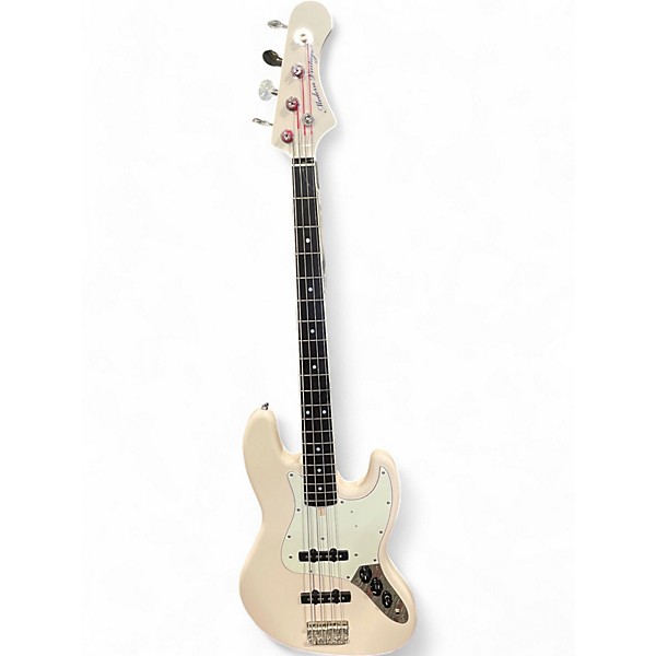 Used 2023 Modern Vintage mvj4-72 Shell Pink Electric Bass Guitar