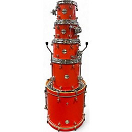 Used ddrum 5 Piece Reflex Orange Sparkle Drum Kit