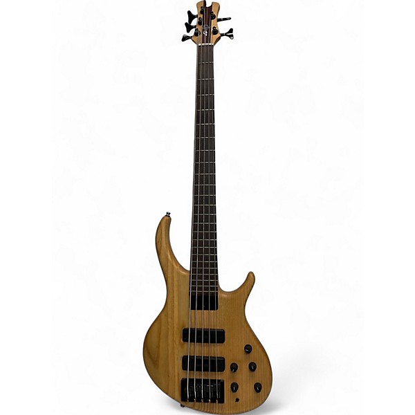 Vintage 1990s Tobias Killer B 5 String Natural Electric Bass Guitar