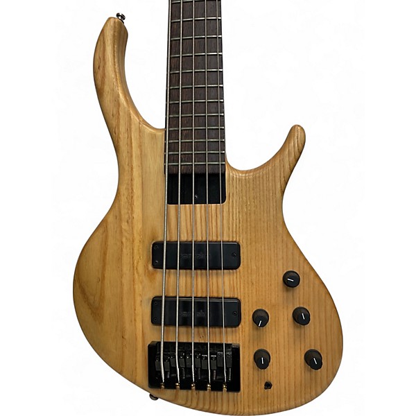 Vintage 1990s Tobias Killer B 5 String Natural Electric Bass Guitar