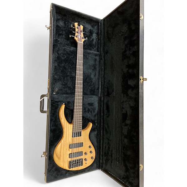 Vintage 1990s Tobias Killer B 5 String Natural Electric Bass Guitar