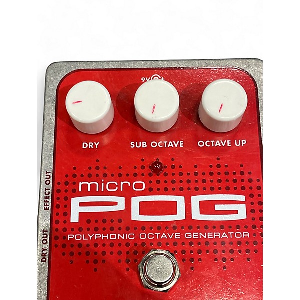 Used Electro-Harmonix Micro Pog Polyphonic Octave Generator Effect Pedal