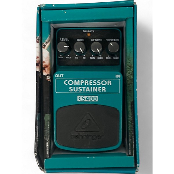 Used Behringer CS400 Compressor Sustainer Effect Pedal