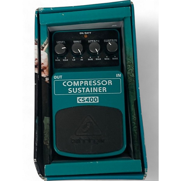 Used Behringer CS400 Compressor Sustainer Effect Pedal