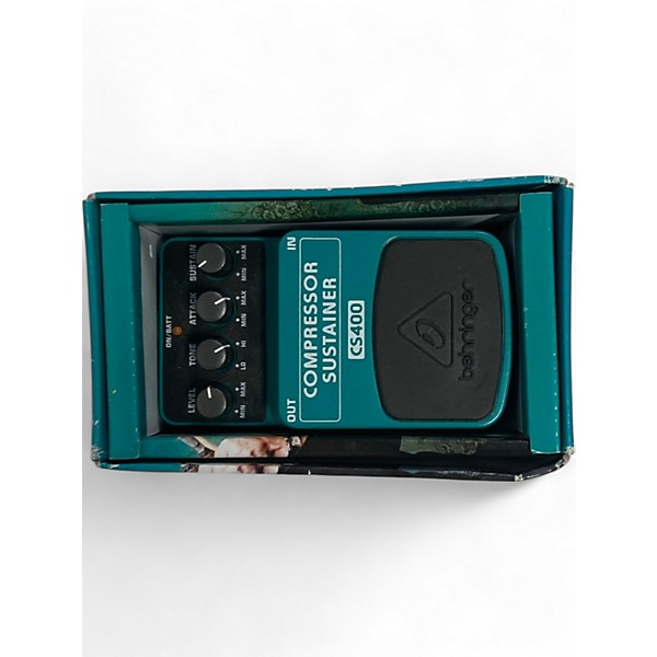 Used Behringer CS400 Compressor Sustainer Effect Pedal