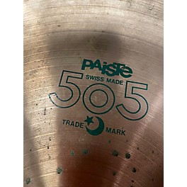 Used Paiste 18in  505 China Cymbal