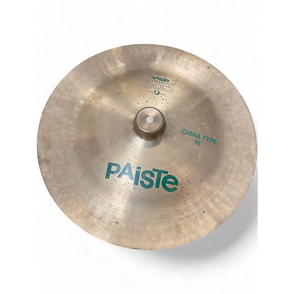 Used Paiste 18in  505 China Cymbal