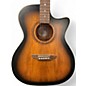 Used Luna ART VINTAGE GRAND AUDITORIUM Distressed Vintage Brownburst Acoustic Electric Guitar