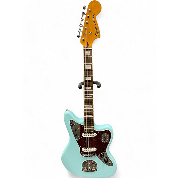 Used Squier CLASSIC VIBE 70S JAGUAR Daphne Blue Solid Body Electric Guitar