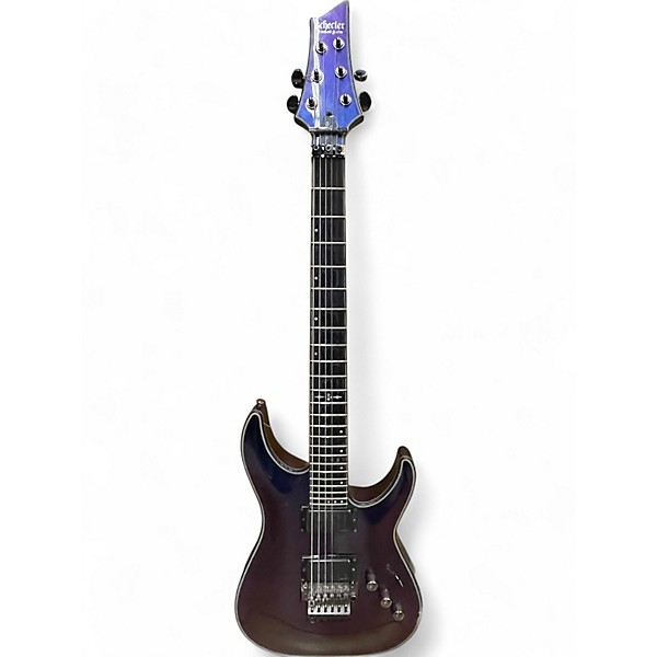 Used Schecter Guitar Research Hellraiser C1 Hybrid Floyd Rose Ultra Violet Solid Body Electric Guitar