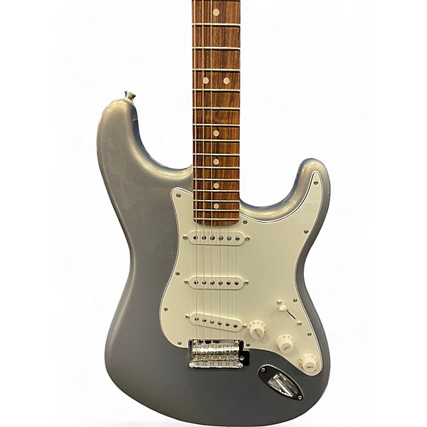 Used Fender Player Stratocaster Silver Solid Body Electric Guitar