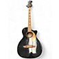 Used Fender Kingman Acoustic Electric Bass Black Acoustic Bass Guitar thumbnail